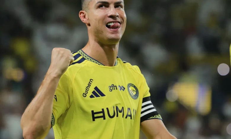 كريستيانو رونالدو بقميص النصر في صورة تقرير الفوز على الدرعية