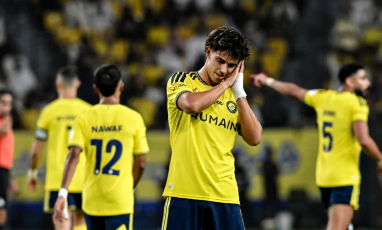 جواو فيليكس خلال فوز النصر على نيوم في دوري روشن يوم 20 أكتوبر 2026