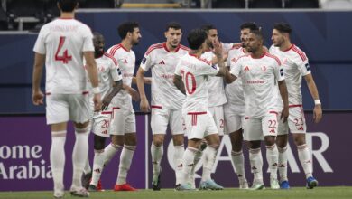 لقطة من مواجهة الشمال القطري والهلال في دوري أبطال آسيا للنخبة