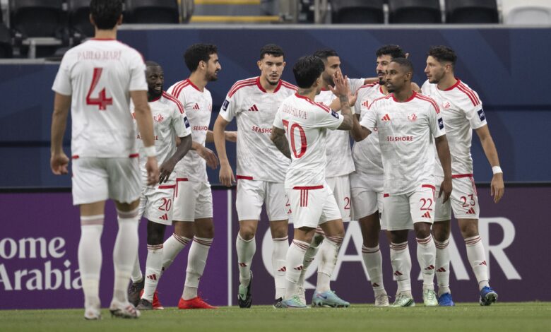 لقطة من مواجهة الشمال القطري والهلال في دوري أبطال آسيا للنخبة