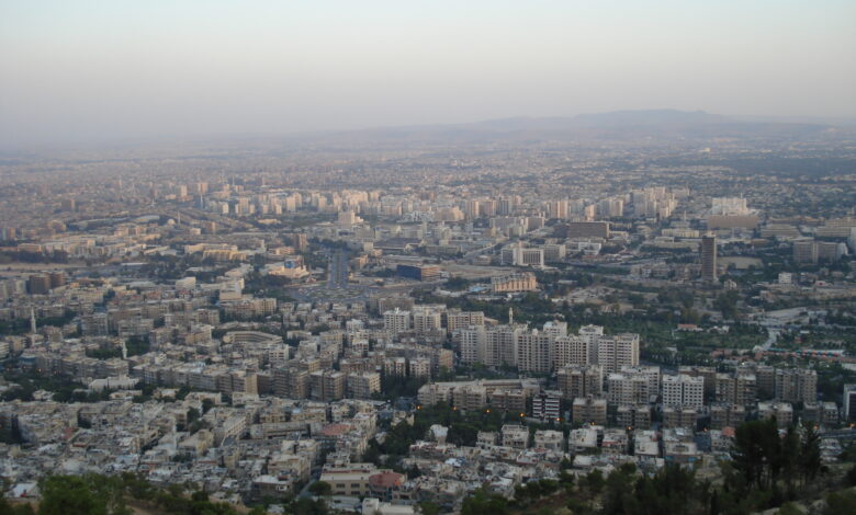 منظر عام لدمشق في صورة أرشيفية من عام 2007