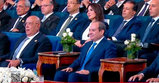 الرئيس عبد الفتاح السيسي خلال افتتاح منتدى مصر في 19 أكتوبر