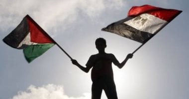 علما مصر وفلسطين في صورة تعبيرية فوتوغرافية