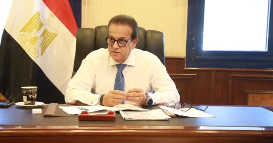 وزير الصحة خالد عبد الغفار في صورة أرشيفية