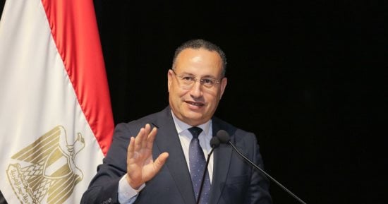 وزير التعليم العالي عبد العزيز قنصوة في صورة أرشيفية