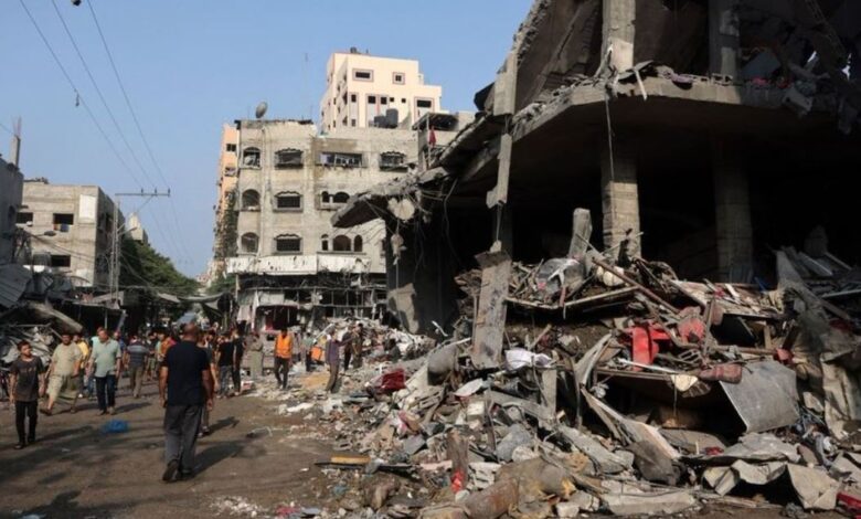 دمار المباني في قطاع غزة — صورة مرتبطة بالتغطية