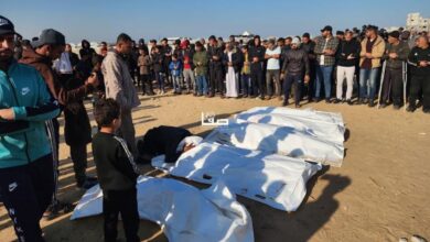 تشييع شهداء في قطاع غزة في صورة أرشيفية