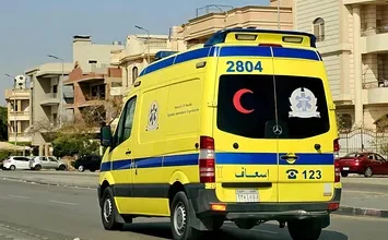 سيارة إسعاف – صورة توضيحية لحادث الغربية