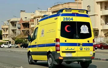سيارة إسعاف – صورة توضيحية لحادث الغربية