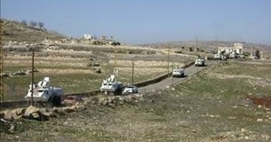 آليات في جنوب لبنان في صورة أرشيفية