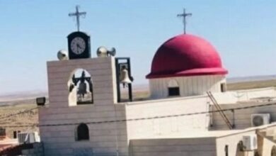 كنيسة في محافظة الكرك الأردنية في صورة أرشيفية