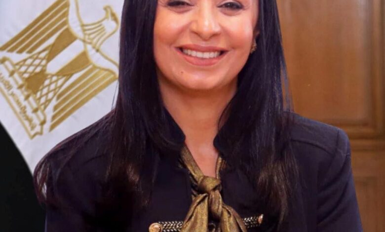 وزيرة التضامن الاجتماعي مايا مرسي، صورة أرشيفية