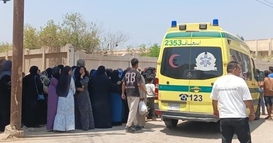 سيارة إسعاف مصرية في صورة أرشيفية مرتبطة بأخبار الحوادث