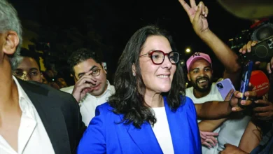 فاطمة الزهراء المنصوري وسط أنصار حزب الأصالة والمعاصرة؛ صورة توضيحية من التغطية الانتخابية.