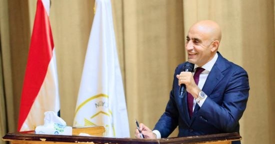 وزير التربية والتعليم محمد عبد اللطيف في صورة أرشيفية