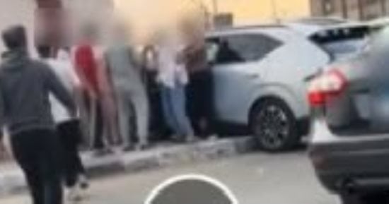 سيارة مرتبطة بواقعة التصادم في طنطا