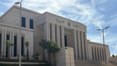 مبنى مجلس الشيوخ المصري في صورة أرشيفية
