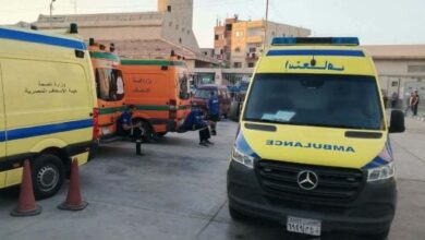 سيارة إسعاف مصرية في صورة أرشيفية