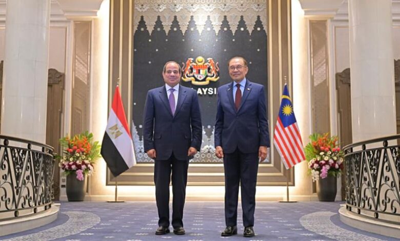 الرئيس عبد الفتاح السيسي خلال زيارته لماليزيا